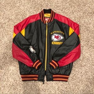 Vintage NFL G-III Chiefs Size M Leather Jacket